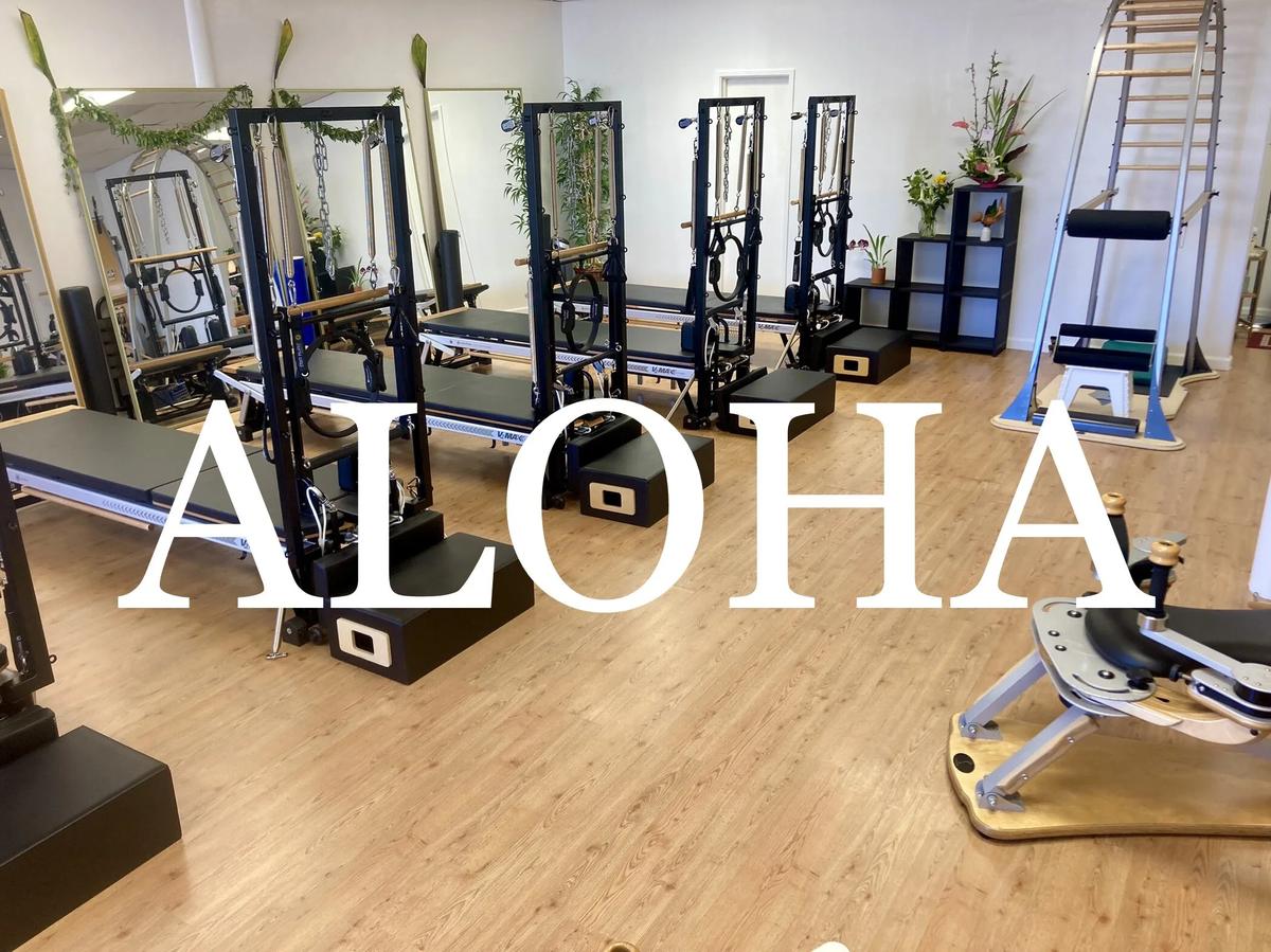 Aloha sign in the studio